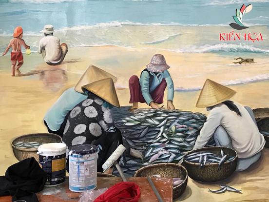Cảnh Biển Đánh Bắt Cá Của Ngư Dân